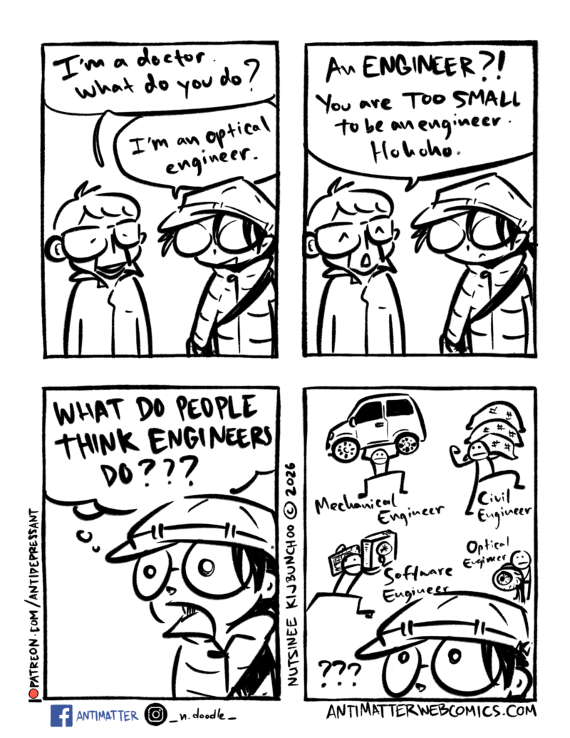 On a brighter side I think I'd have a much harder time explaining what physicists do lol.